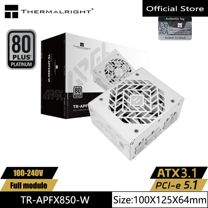 1000W White Modular Power Supply - Thermalright TR-APFX850/1000-W 화이트 컴퓨터 케이스 전원
