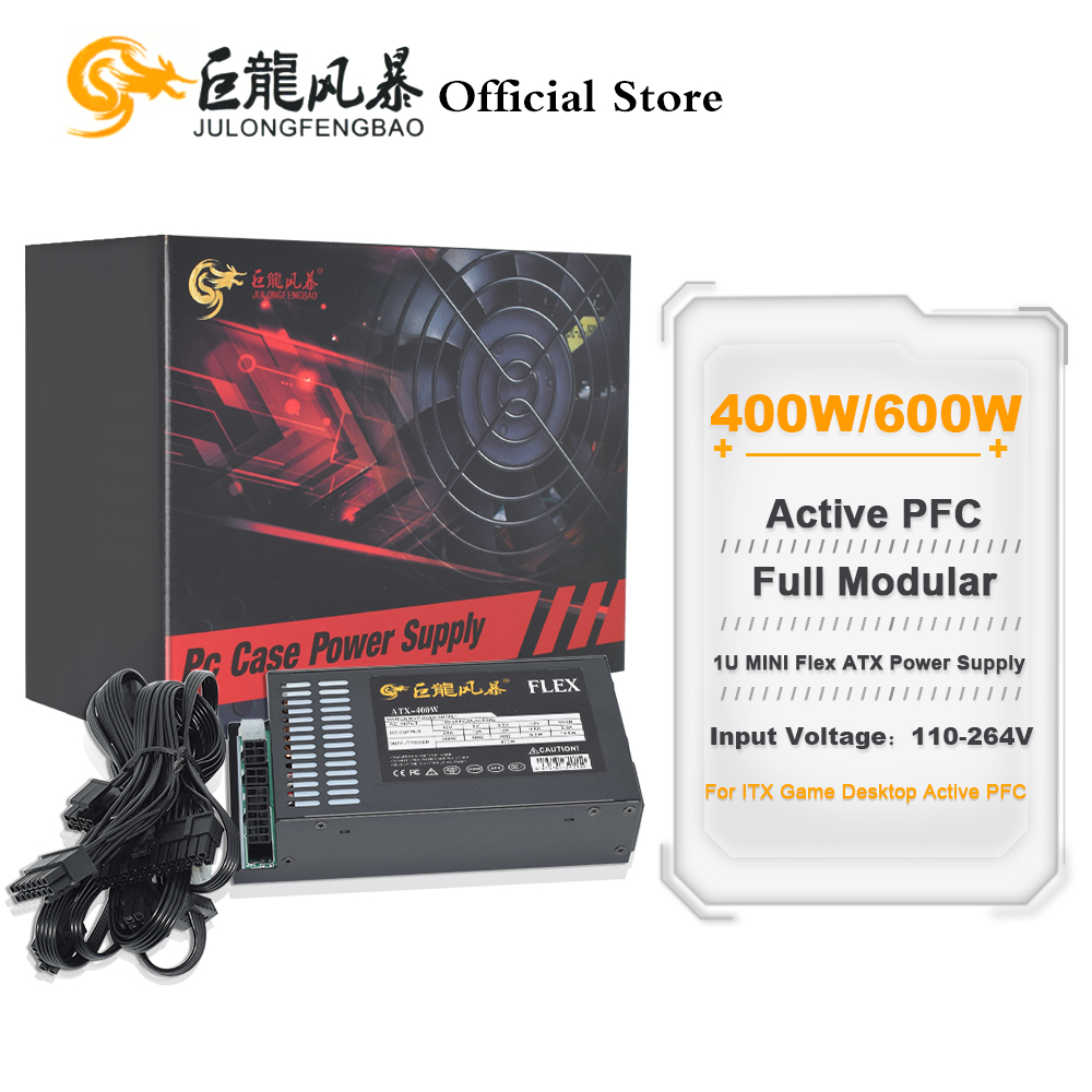 Flex Atx Power Supply 600W 1U - JULONGFENGBAO 전체 모듈형 110-264V ATX 400W