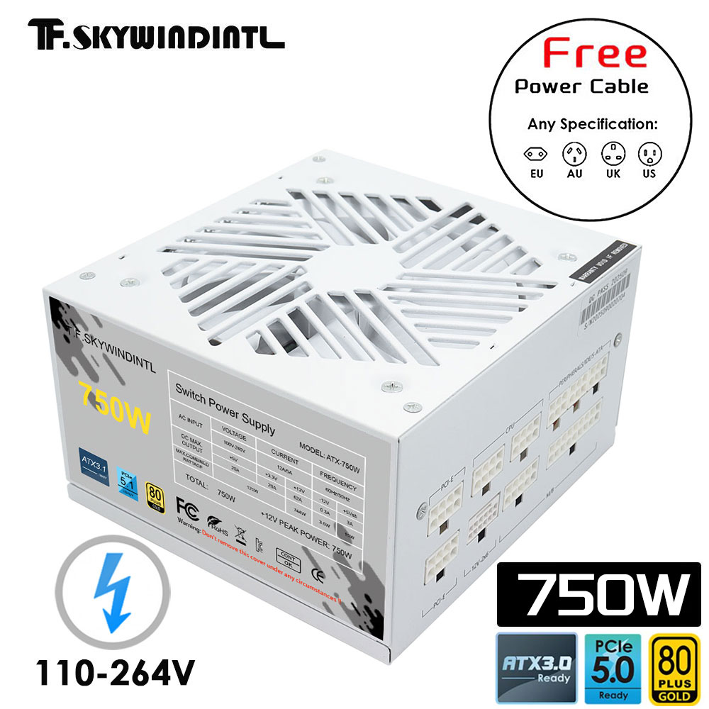 1000W White Modular Power Supply - 화이트 750w 850w 1000W 1200W 와트