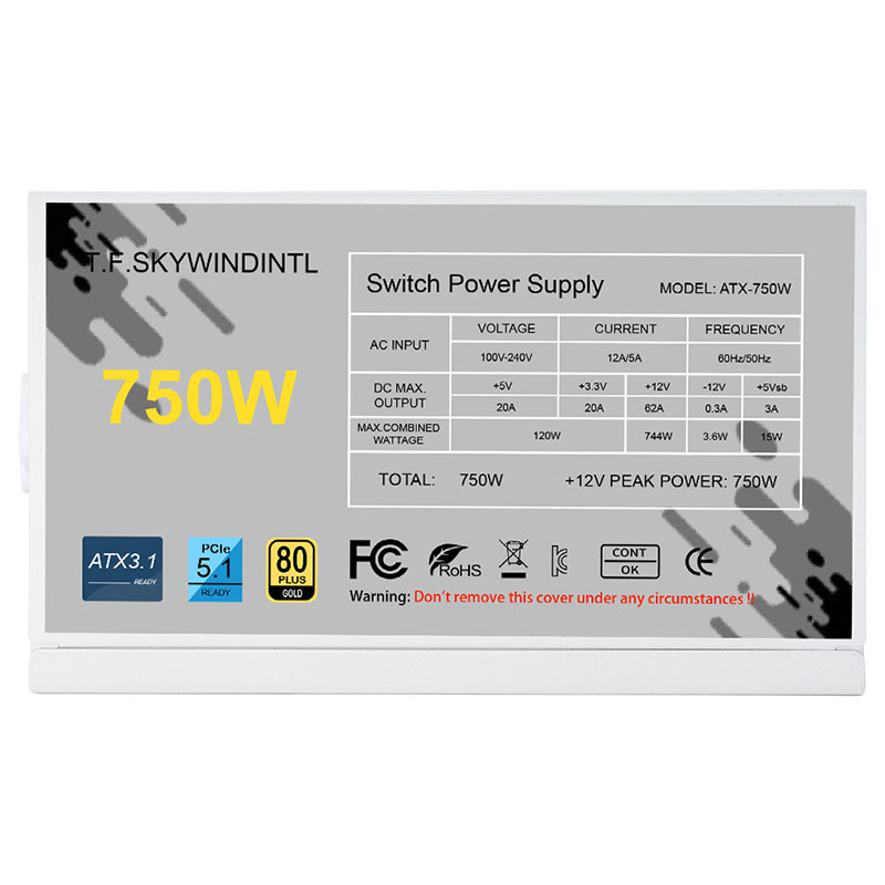 화이트 750w 850w 1000W 1200W 와트 P - 1000W White Modular Power Supply 리뷰 및 가격