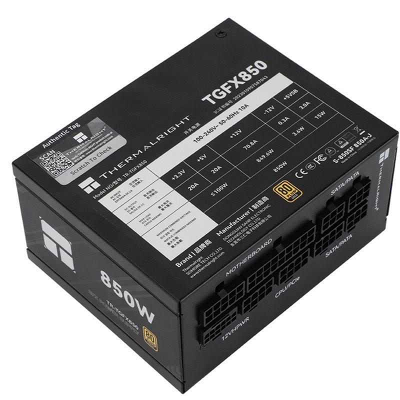 Thermalright TR-TGFX850 SFX 금메 - Sfx Modular Power Supply 850W Gold 리뷰 및 가격